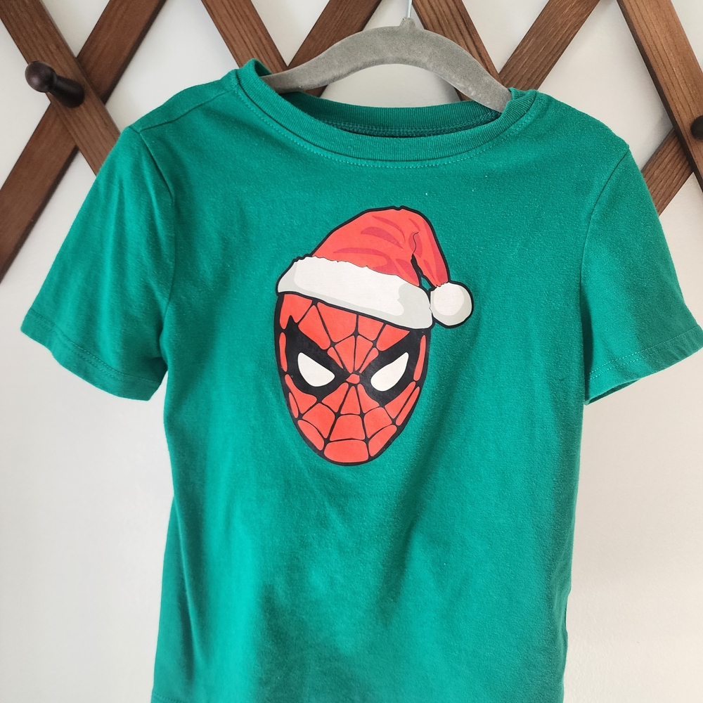 Marvel Green Spider Hero Holiday T-Shirt